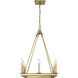 Barclay 8 Light 20 inch Olde Brass Chandelier Ceiling Light