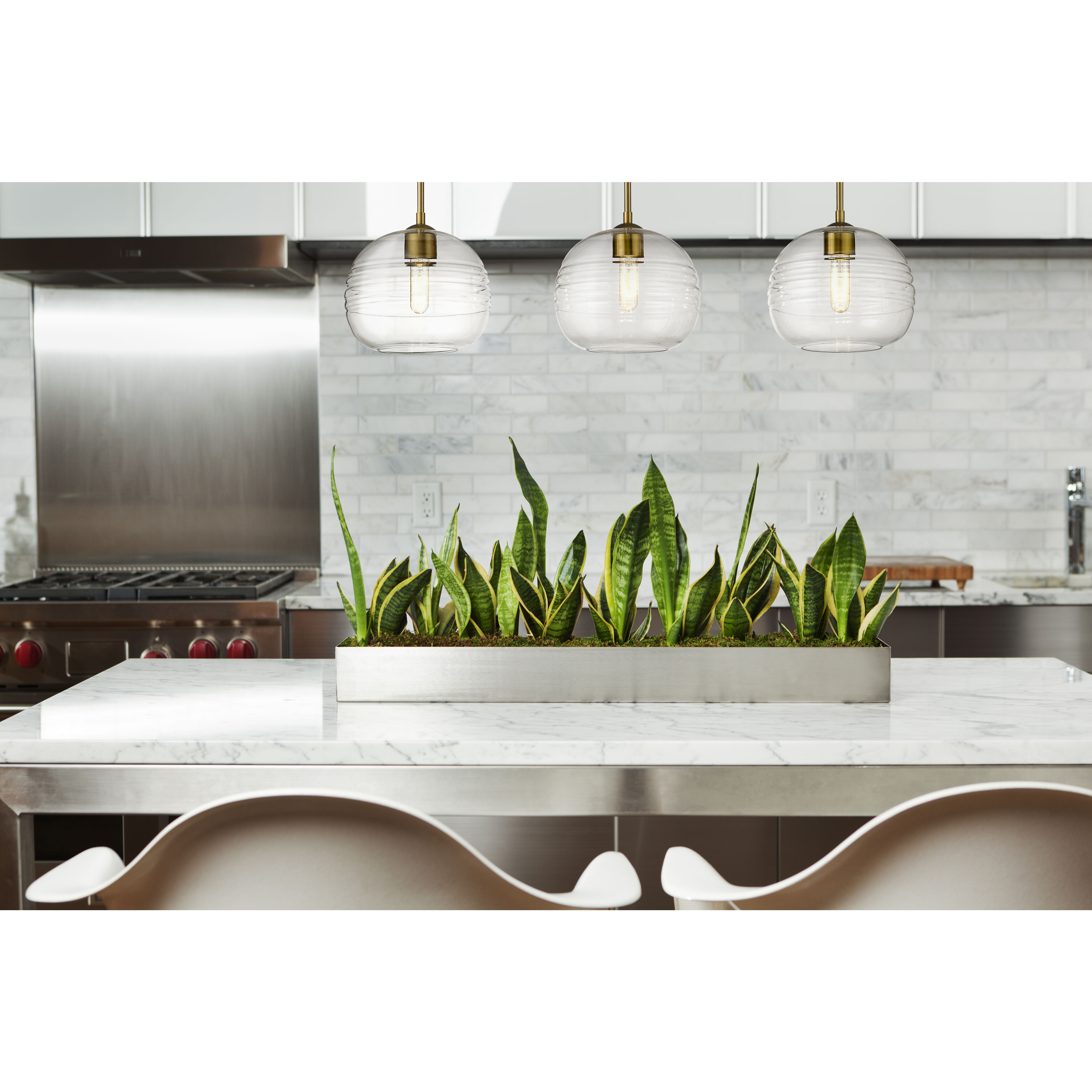 Harmony 3 Light 36 inch Olde Brass Linear Chandelier Ceiling Light