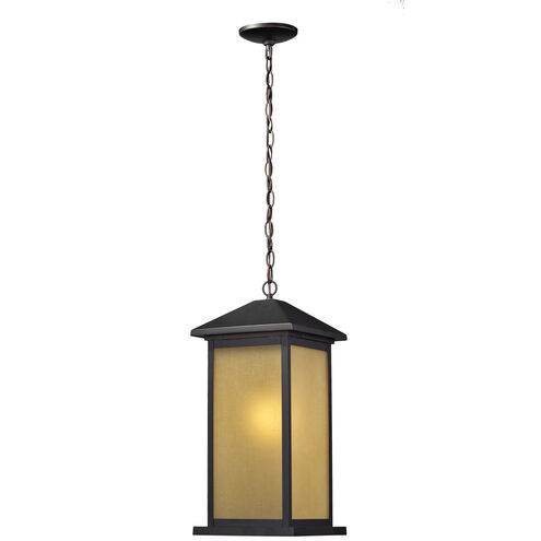 Vienna 1 Light 10 inch Oil Rubbed Bronze Outdoor Chain Mount Ceiling Fixture
