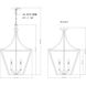 Montalcino 4 Light 18 inch Iron Ore Chandelier Ceiling Light
