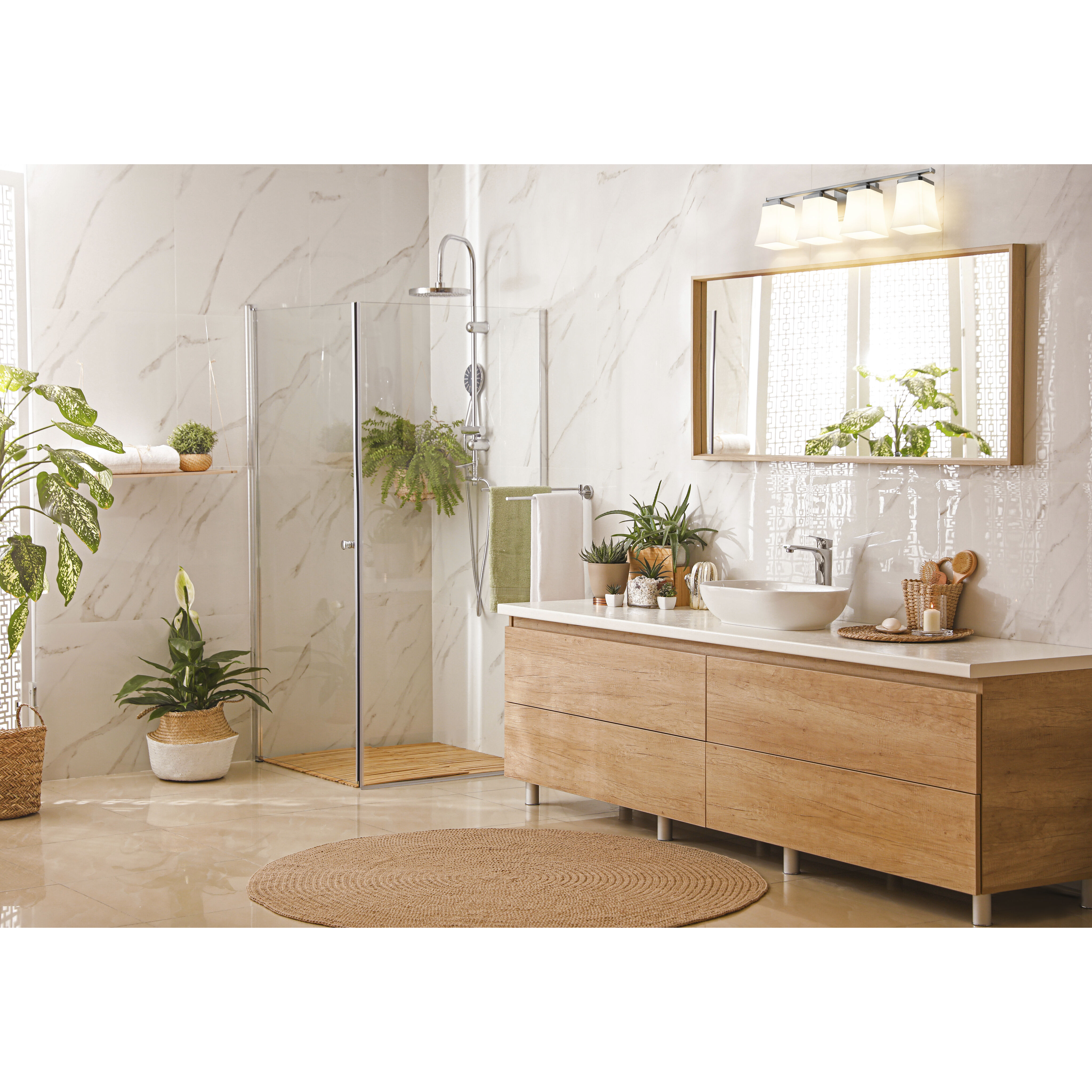 Darcy 4 Light 28 inch Brushed Nickel Vanity Wall Light in Brushed Aluminum