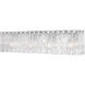 Glacier 4 Light 31.25 inch Chrome Vanity Wall Light