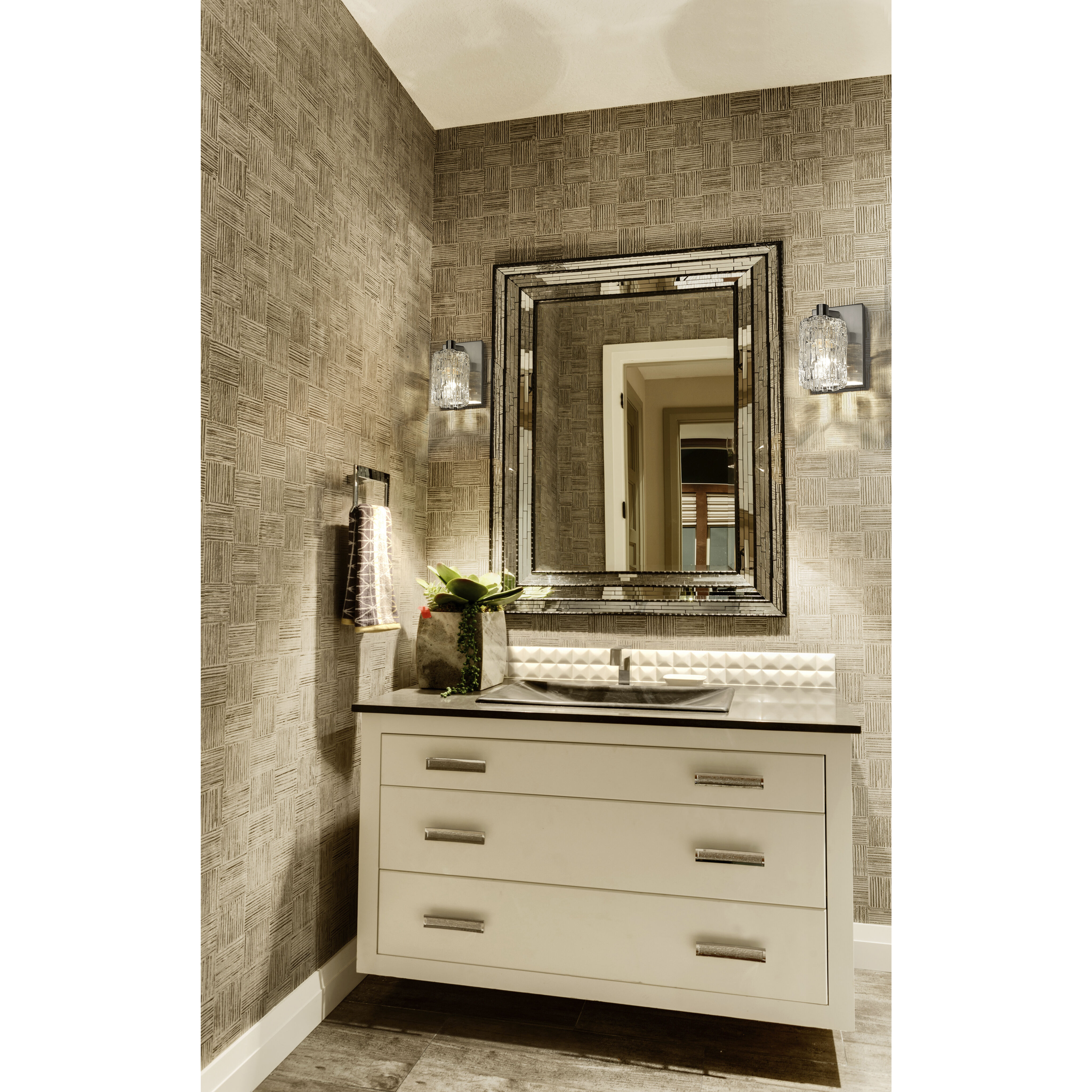 Aubrey Wall Sconce Wall Light in Brushed Nickel