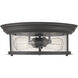 Sonna 2 Light 13.5 inch Bronze Flush Mount Ceiling Light