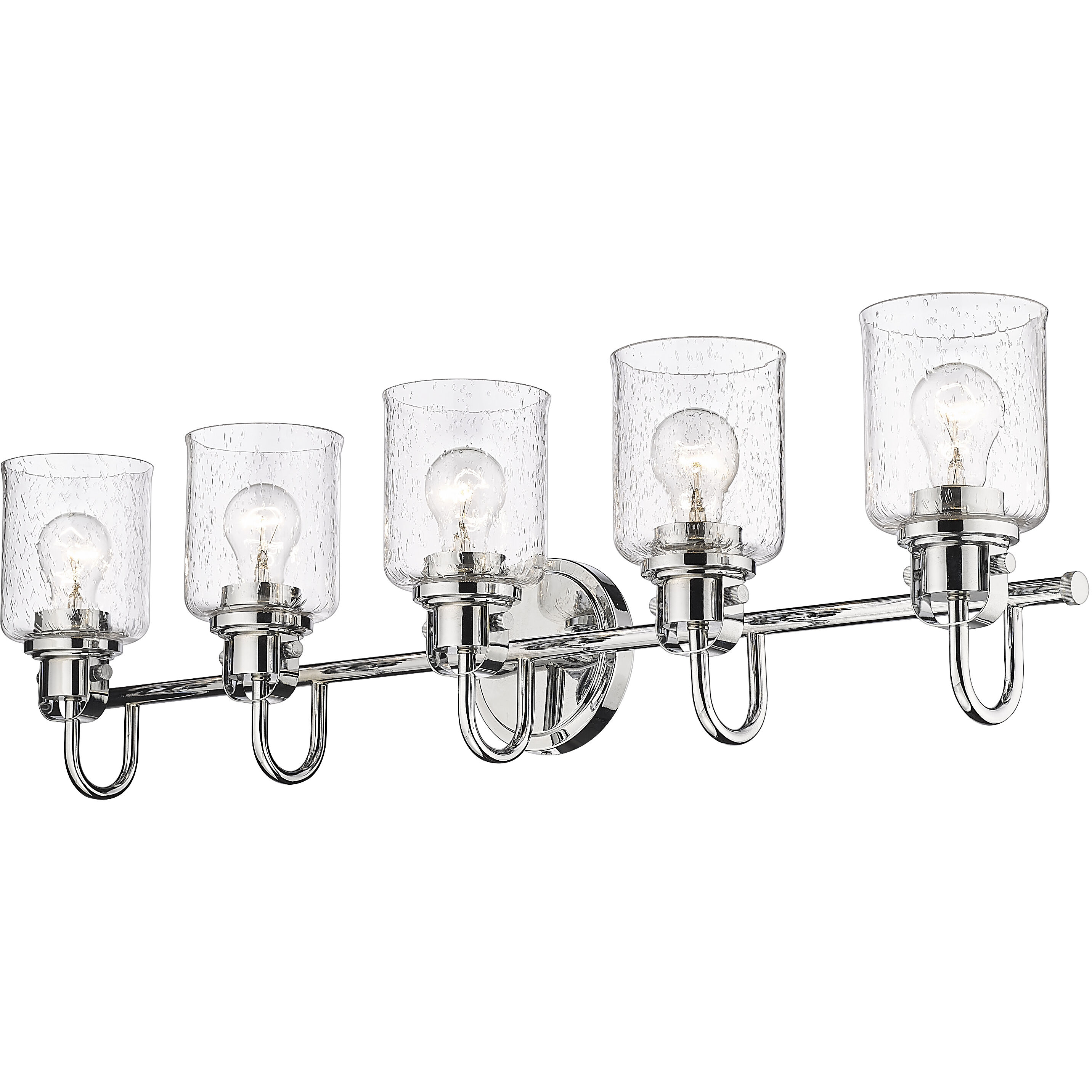 Kinsley 5 Light 35 inch Chrome Bath Vanity Wall Light