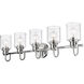 Kinsley 5 Light 35 inch Chrome Bath Vanity Wall Light