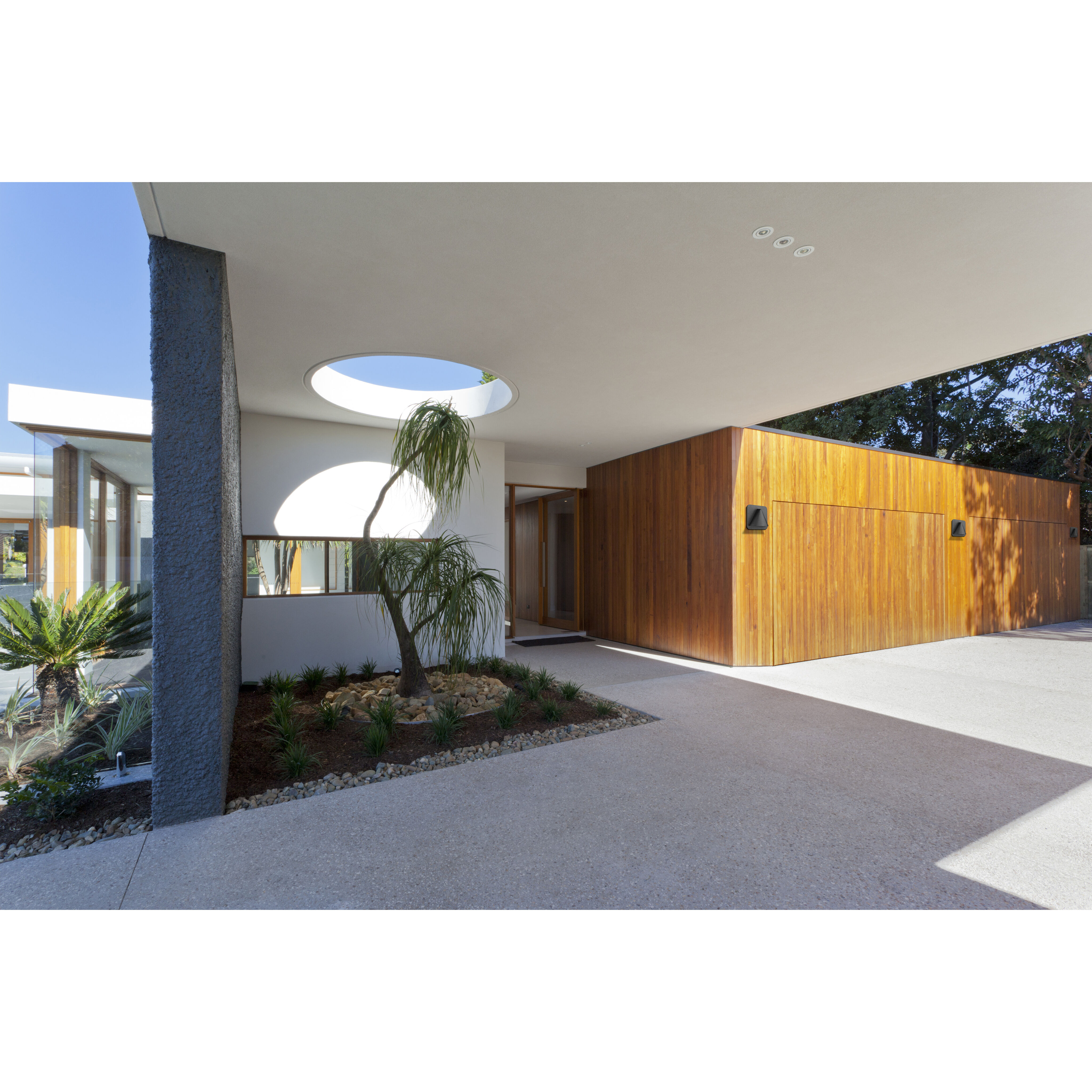 Obelisk LED 6.25 inch Black Outdoor Wall Light