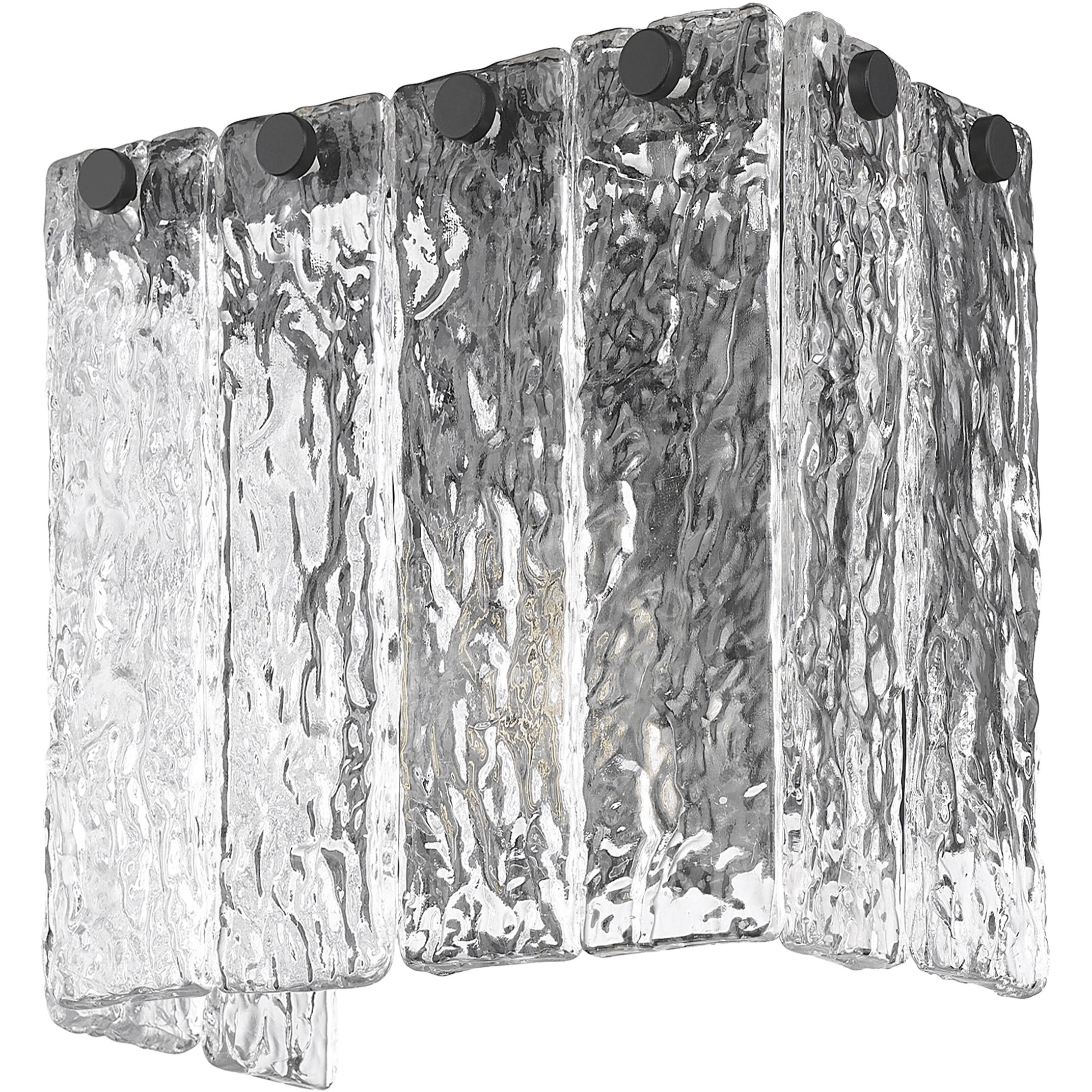 Glacier Wall Sconce Wall Light in Matte Black