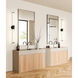 Warwick LED 40.25 inch Matte Black Bath Vanity Wall Light