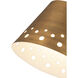 Katie 1 Light 18 inch Rubbed Brass Chandelier Ceiling Light