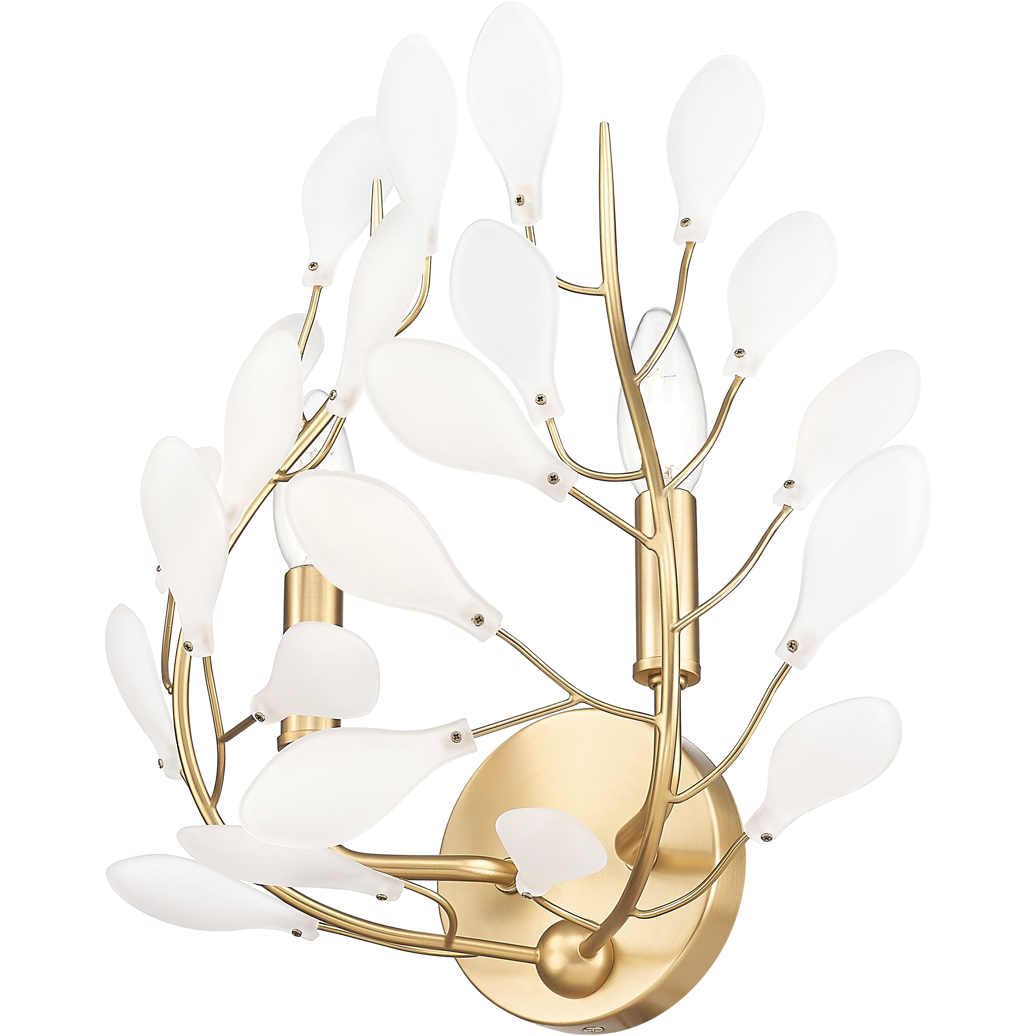 Claudine Wall Sconce Wall Light in Modern Gold