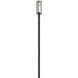 Aura 1 Light 119.75 inch Black Outdoor Post Mounted Fixture in G9