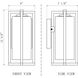 Aura Outdoor Wall Light in Black, G9