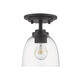 Ashton 1 Light 6 inch Bronze Flush Mount Ceiling Light