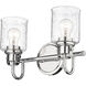 Kinsley 2 Light 14.5 inch Chrome Bath Vanity Wall Light
