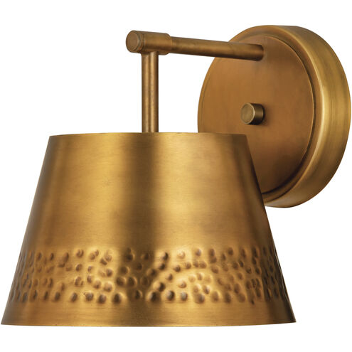 Maddox 1 Light 8 inch Rubbed Brass Wall Sconce Wall Light
