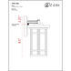 Jordan 1 Light 10.75 inch Oil Rubbed Bronze Outdoor Wall Light