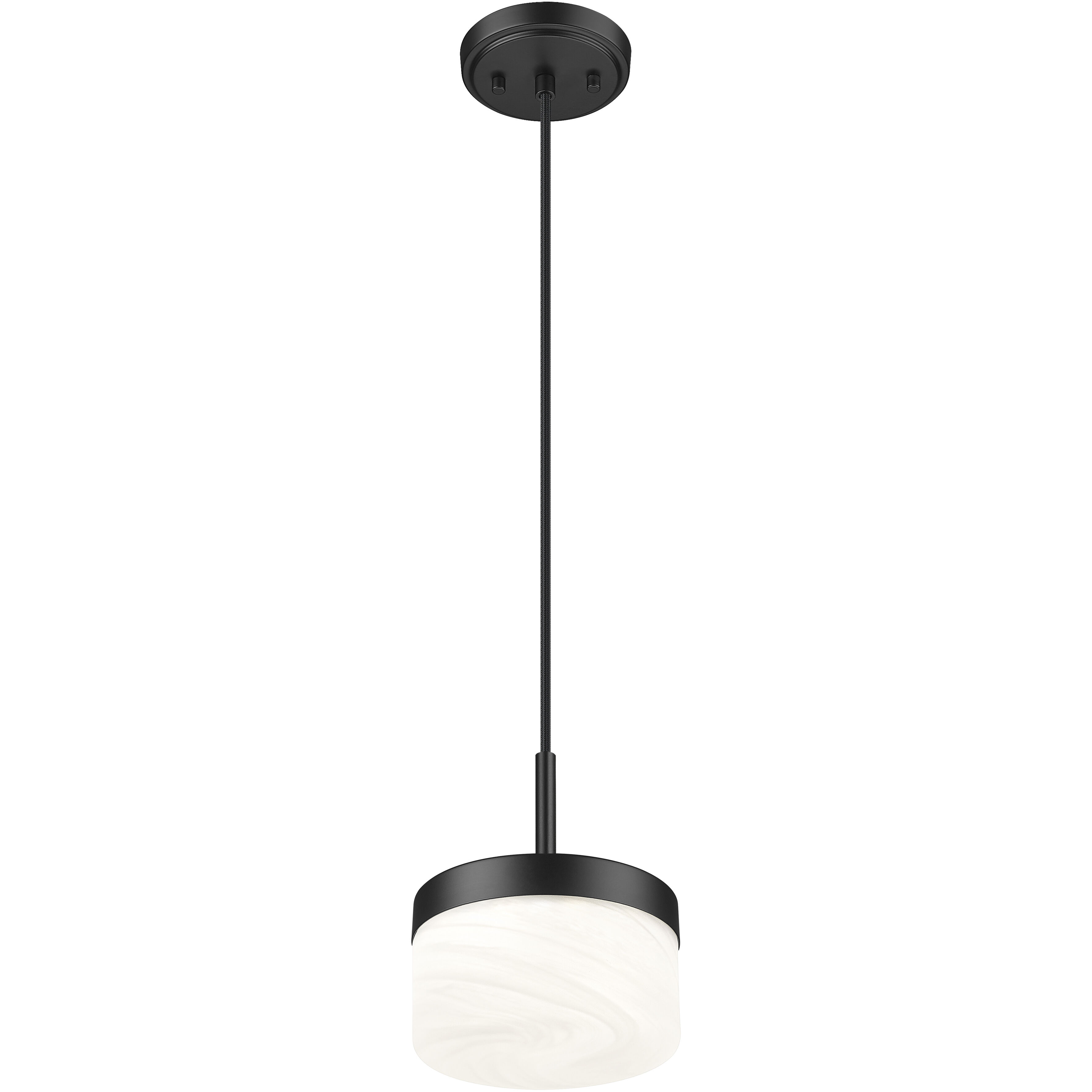 Renaud Pendant Ceiling Light in Matte Black