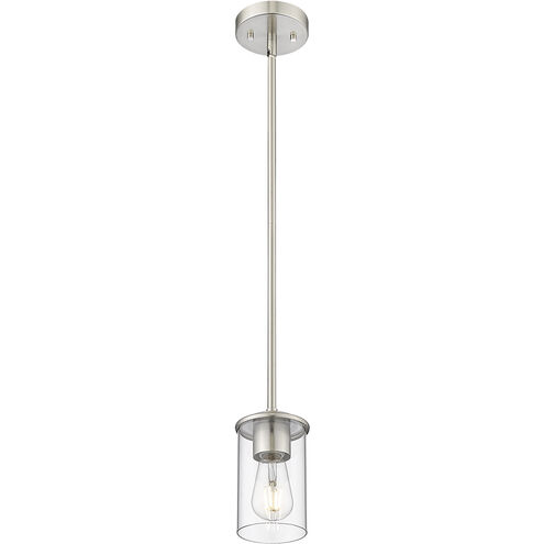 Thayer 1 Light 4.75 inch Brushed Nickel Pendant Ceiling Light