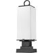 Sana 2 Light 22 inch Black Outdoor Pier Mounted Fixture
