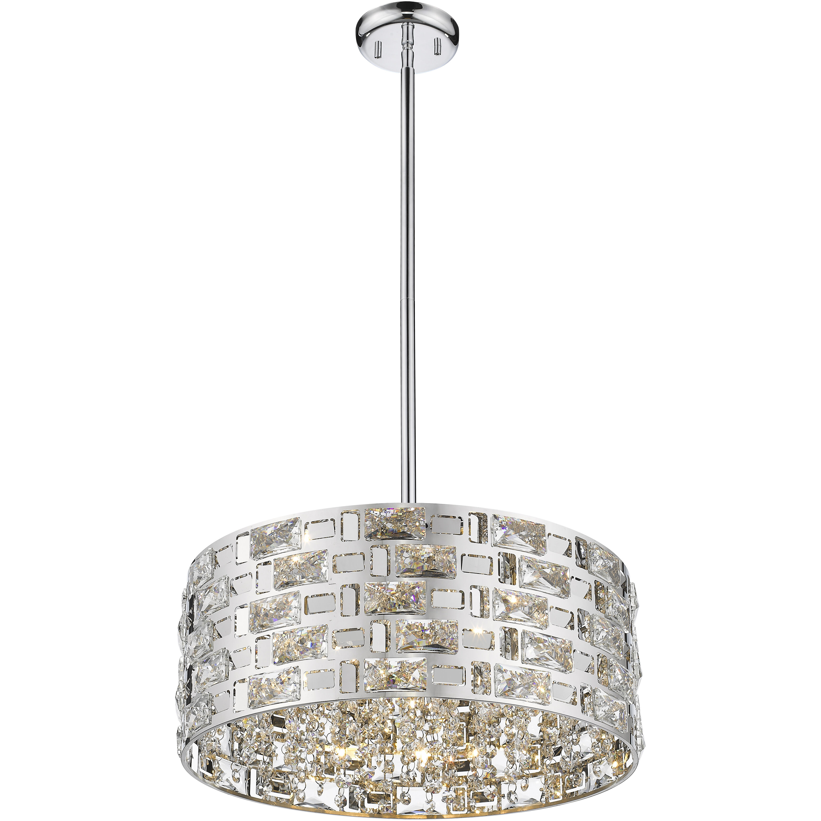 Aludra 5 Light 18.25 inch Chrome Chandelier Ceiling Light