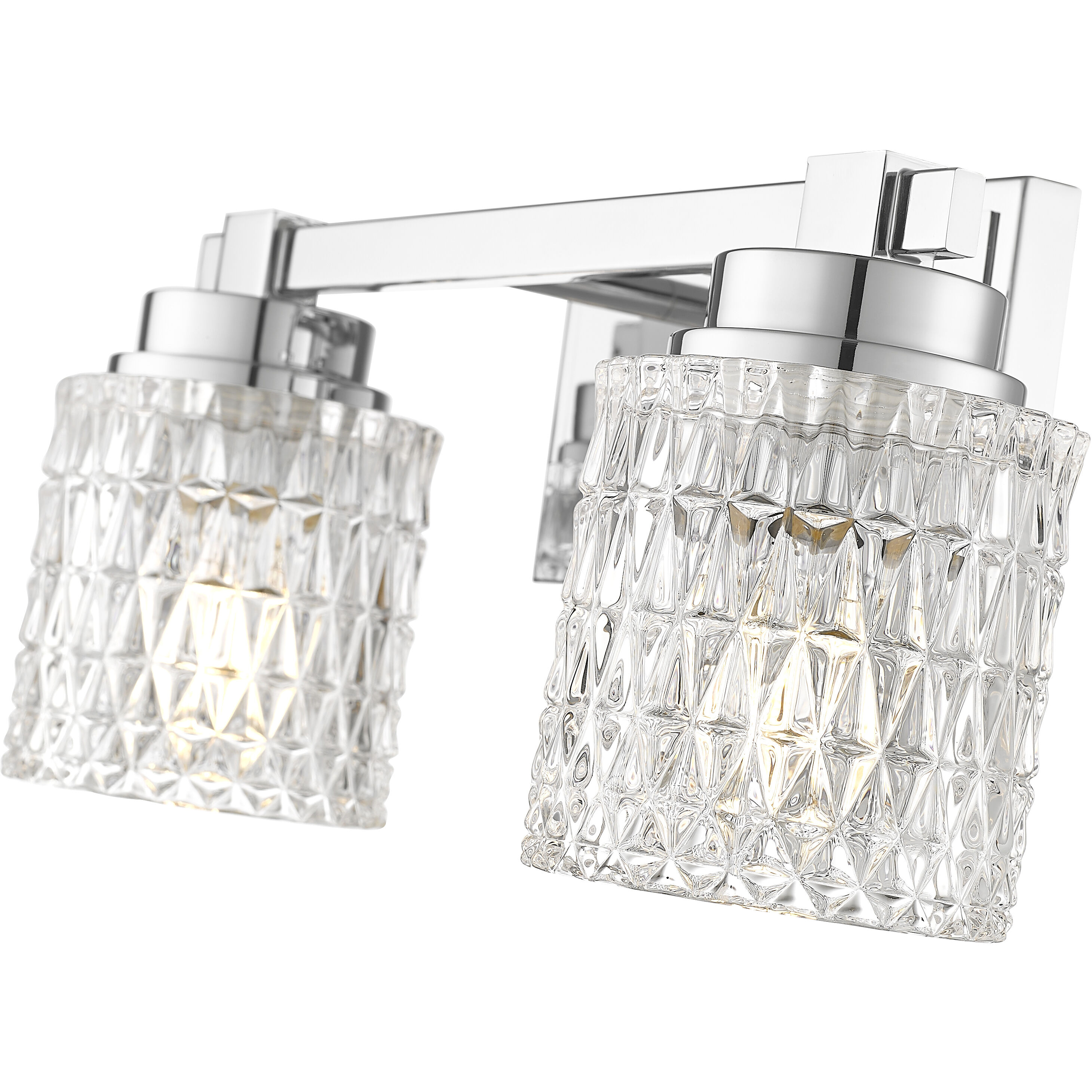 Jacqueline Vanity Wall Light in Chrome