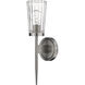 Flair 1 Light 4.75 inch Antique Nickel Wall Sconce Wall Light