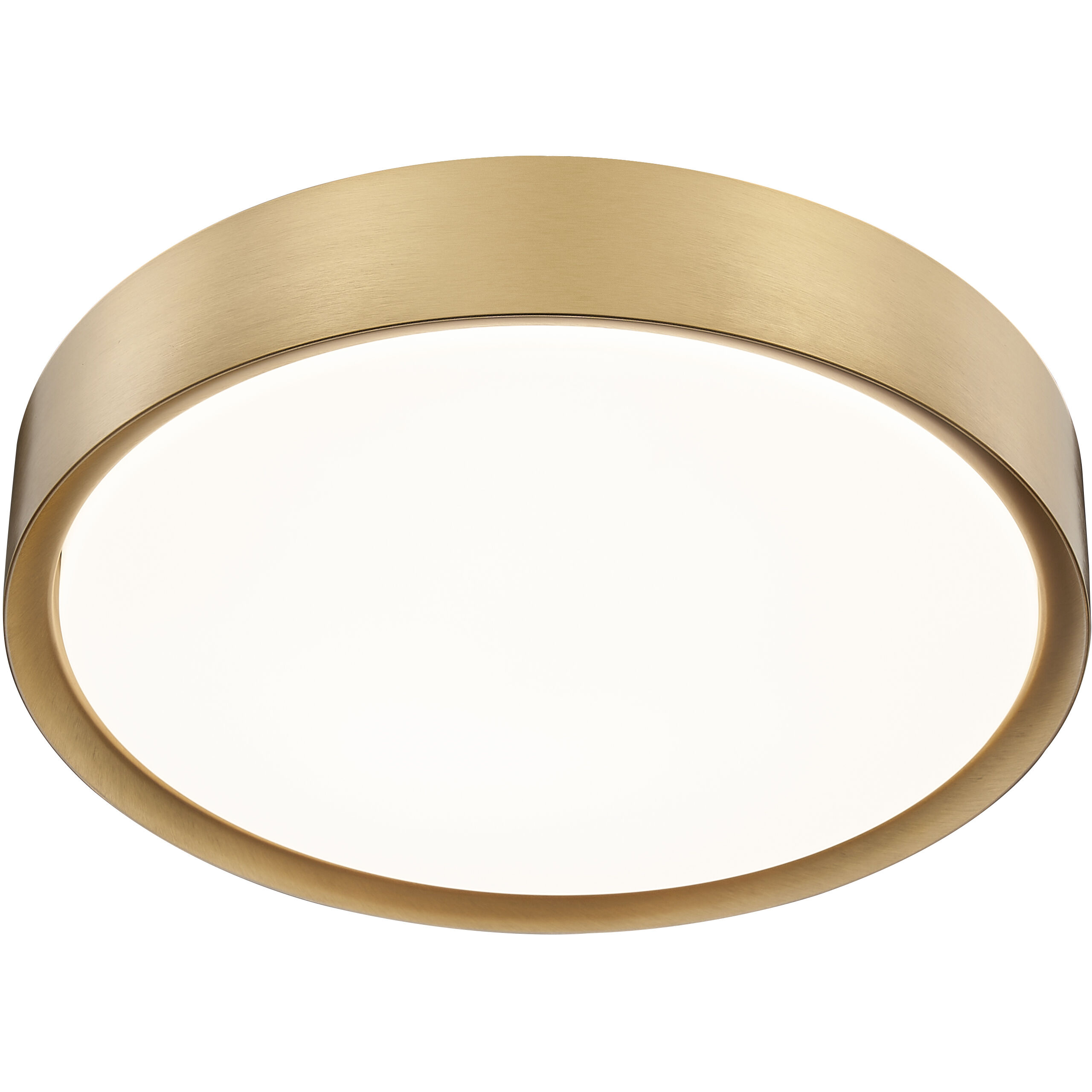 Kawan LED 16 inch Modern Gold Flush Mount Ceiling Light