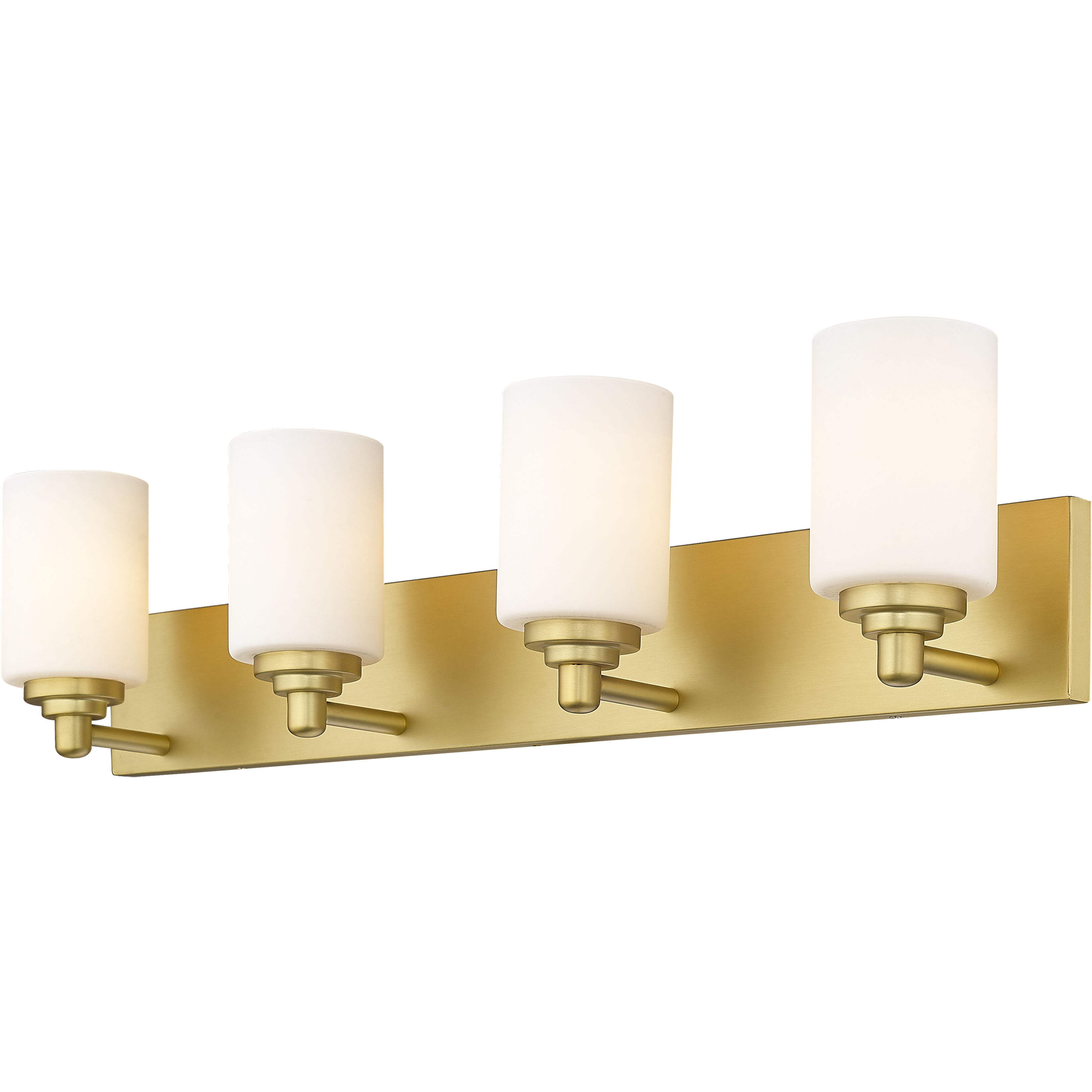 Soledad 4 Light 31.5 inch Brushed Gold Vanity Wall Light