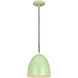Z-Studio 1 Light 9.5 inch Mint Pendant Ceiling Light