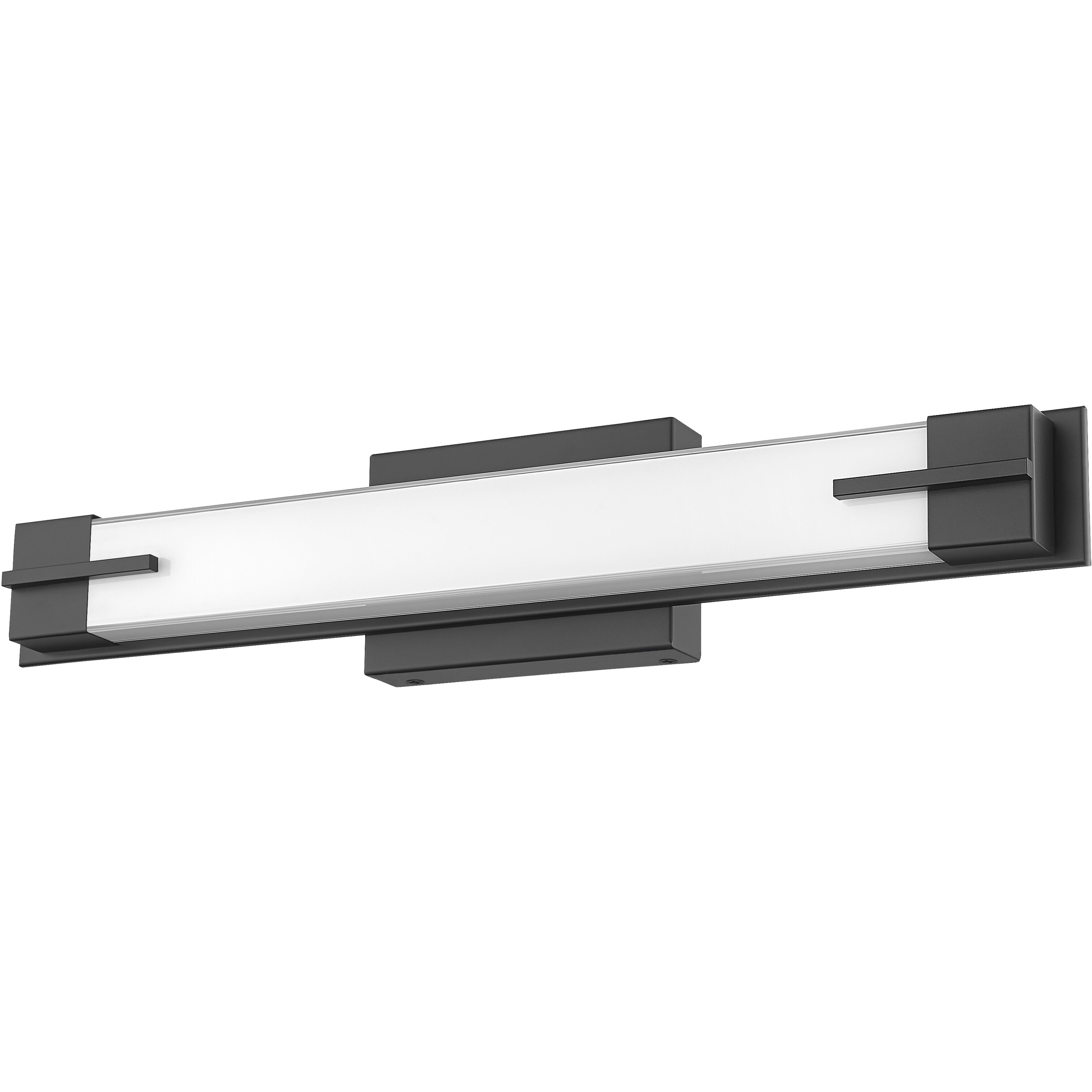 Chase LED 23 inch Matte Black Bath Vanity Light Wall Light