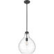 Bon Air 1 Light 13 inch Matte Black Pendant Ceiling Light