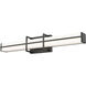 Harrison LED 25 inch Matte Black Vanity Wall Light