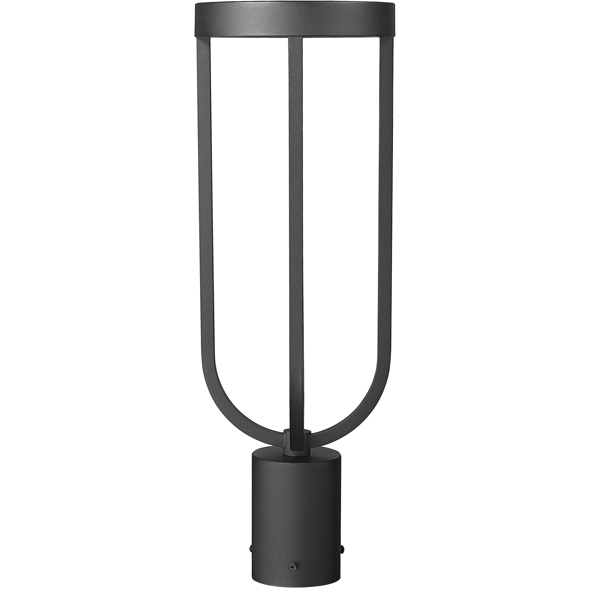 Leland LED 21 inch Sand Black Outdoor Post Mount Fixture