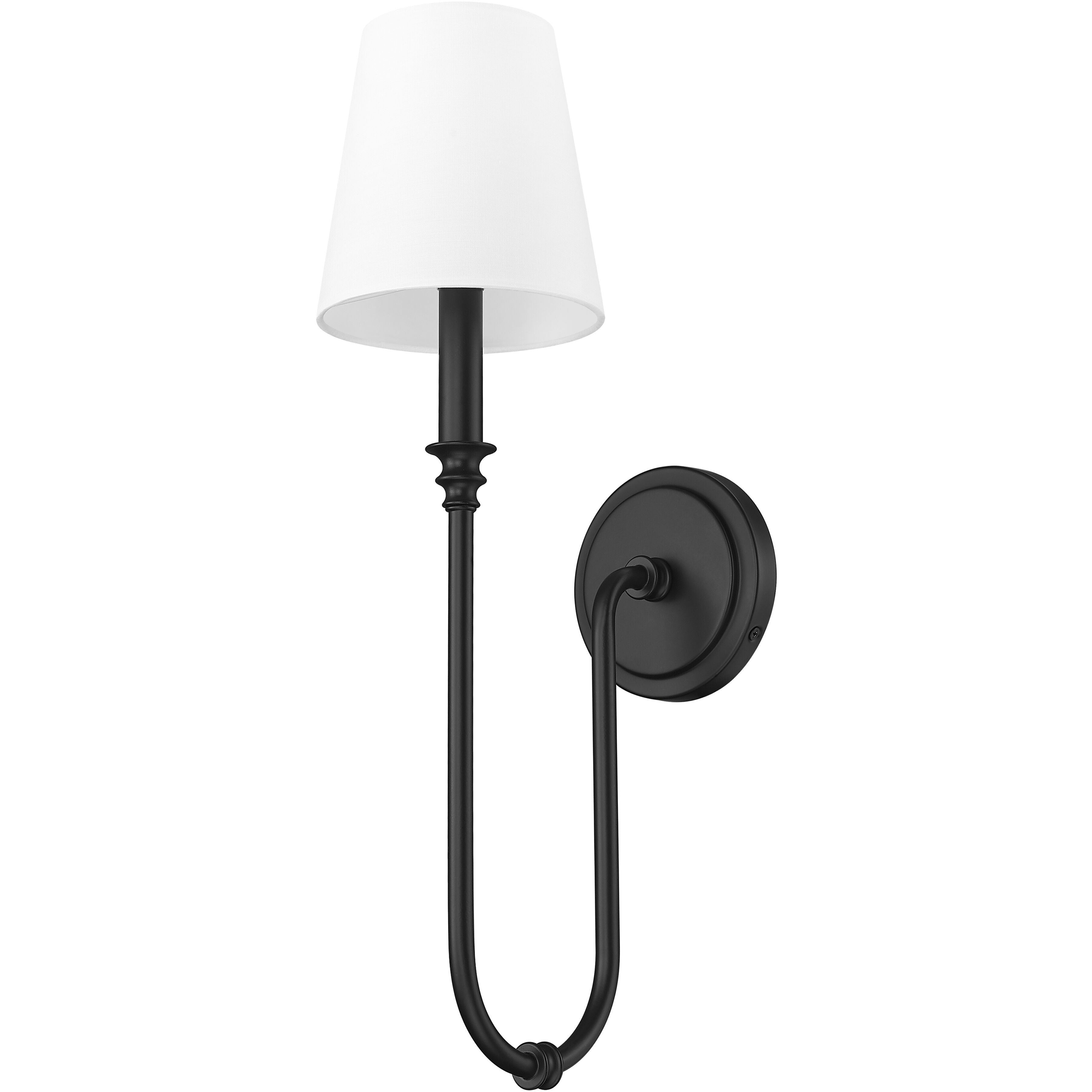 Jisele Wall Sconce Wall Light in Matte Black