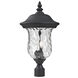 Armstrong 3 Light 23.5 inch Black Outdoor Post Mount Fixture