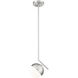 Realm Sphere 1 Light 8.5 inch Brushed Nickel Pendant Ceiling Light