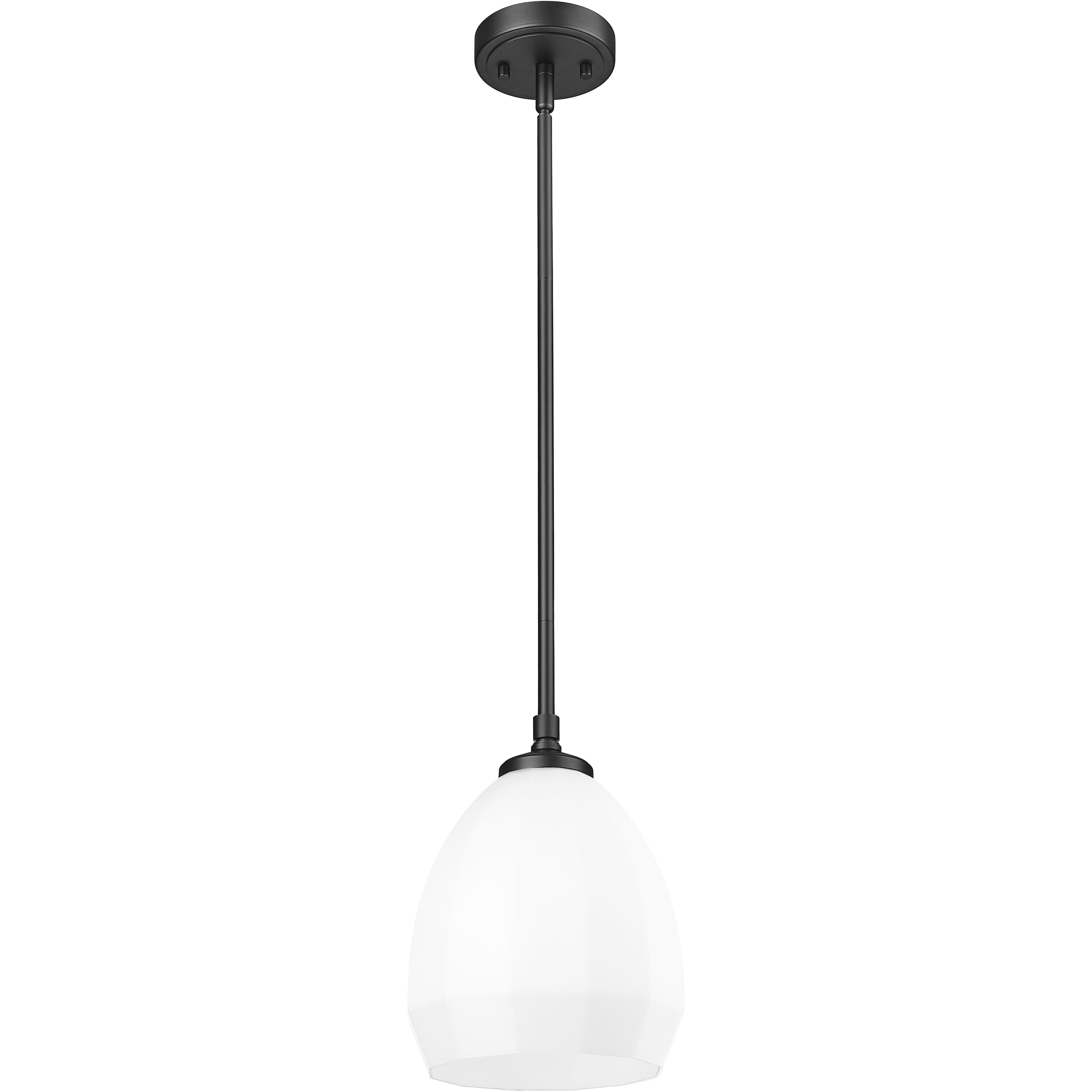 Oren 1 Light 8 inch Matte Black Pendant Ceiling Light