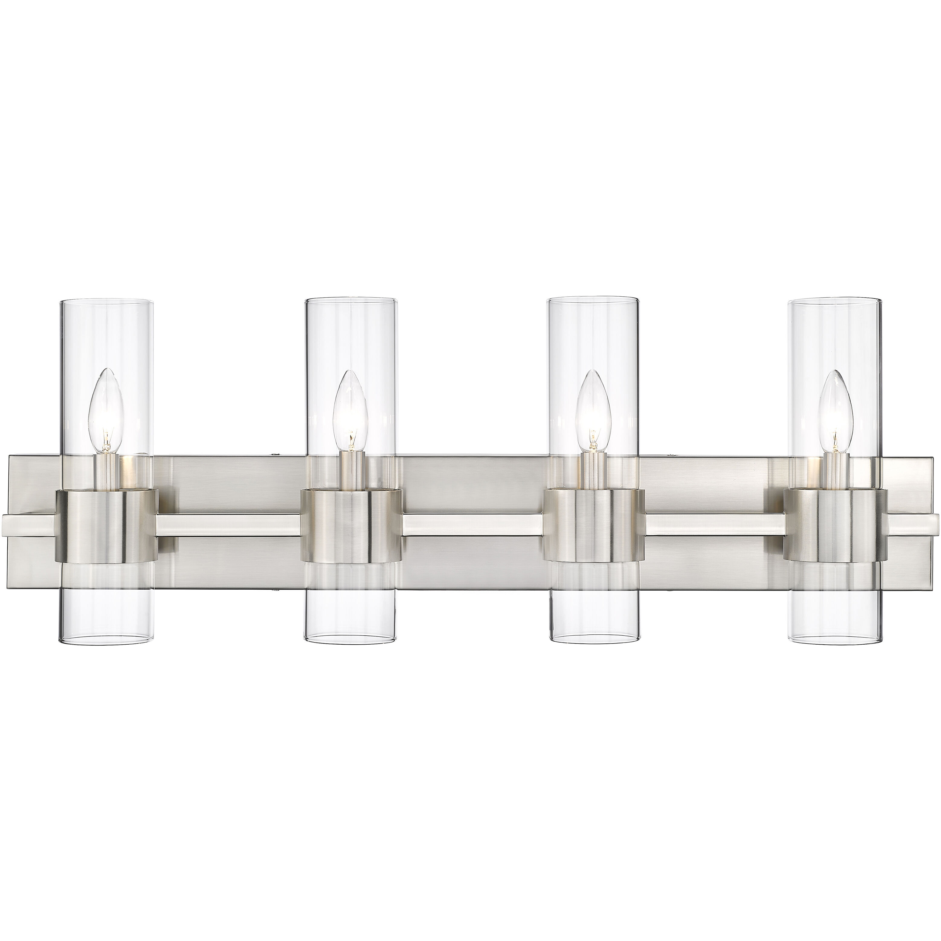 Lawson 4 Light 32 inch Brushed Nickel Vanity Wall Light