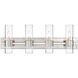 Lawson 4 Light 32 inch Brushed Nickel Vanity Wall Light