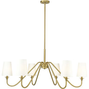 Gianna 6 Light 46.25 inch Modern Gold Chandelier Ceiling Light 