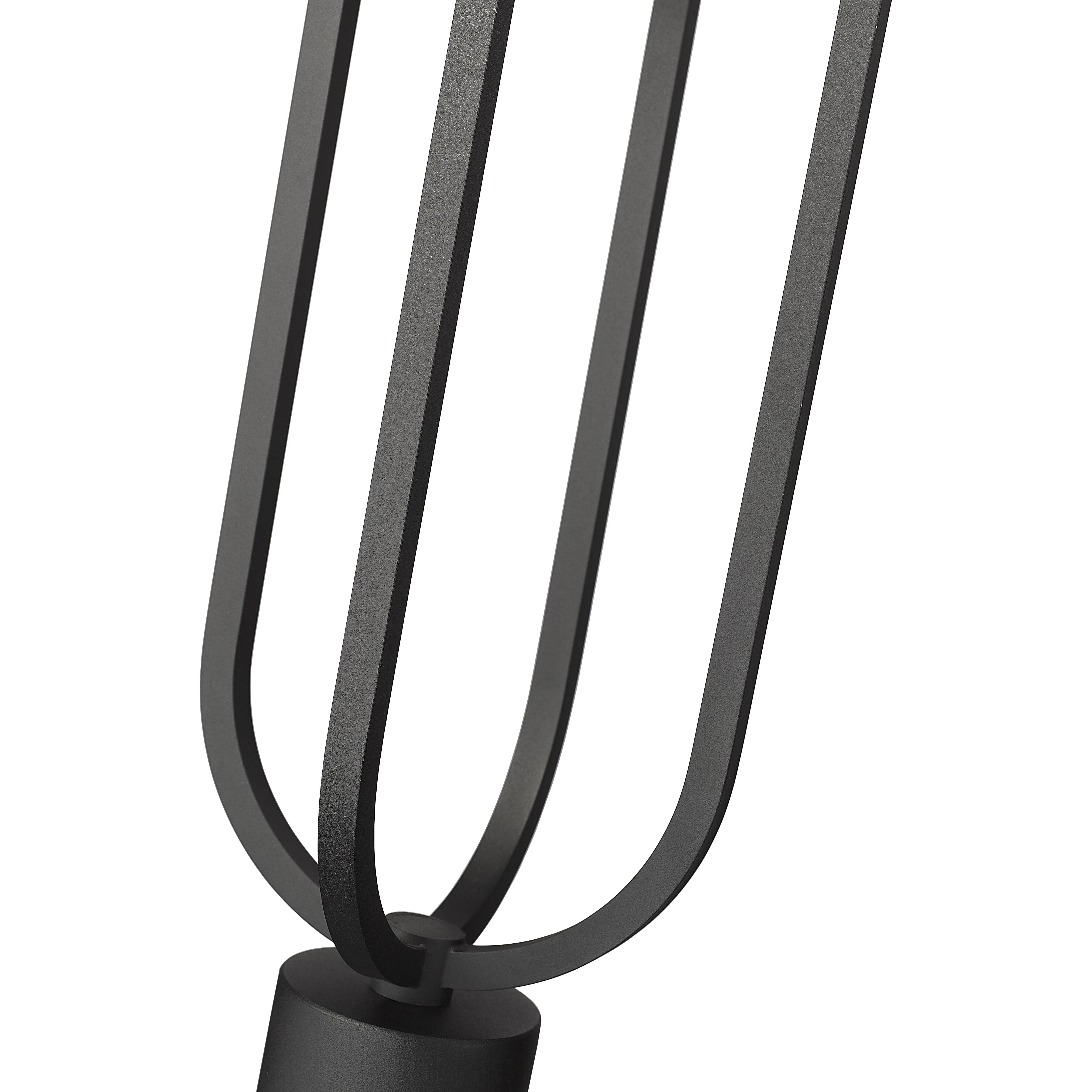 Leland LED 23 inch Sand Black Outdoor Pier Mounted Fixture