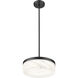 Renaud LED 13 inch Matte Black Pendant Ceiling Light