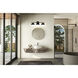 Realm Sphere 3 Light 24 inch Matte Black Bath Vanity Wall Light