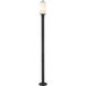 Sana 2 Light 94 inch Black Outdoor Post Mounted Fixture