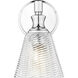 Auden 1 Light 5.75 inch Chrome Wall Sconce Wall Light