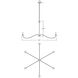 Arrington 6 Light 63 inch Matte Black Chandelier Ceiling Light