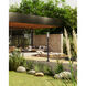 Aura 1 Light 99.5 inch Black Outdoor Post Mounted Fixture in G9