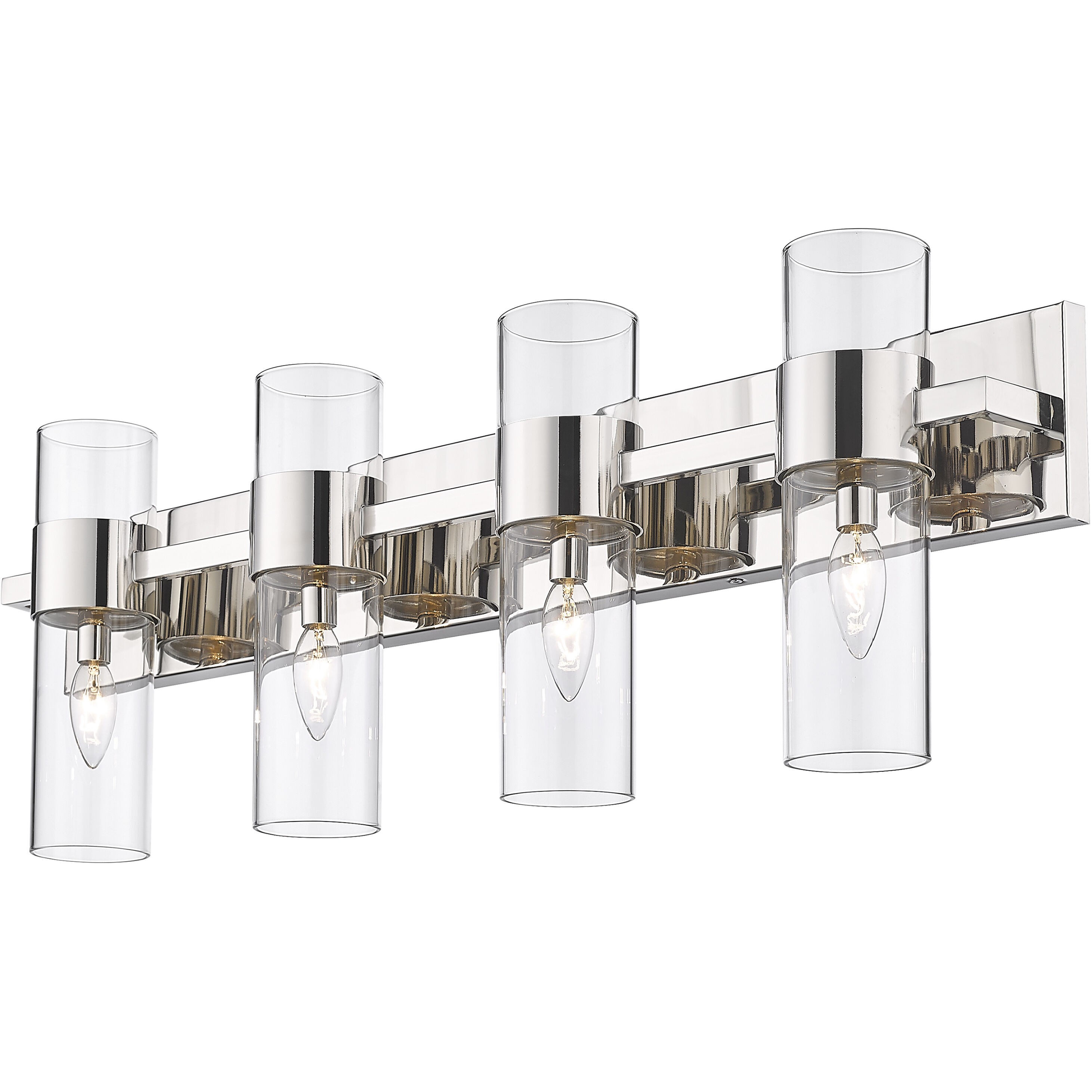 Lawson 4 Light 32 inch Polished Nickel Vanity Wall Light