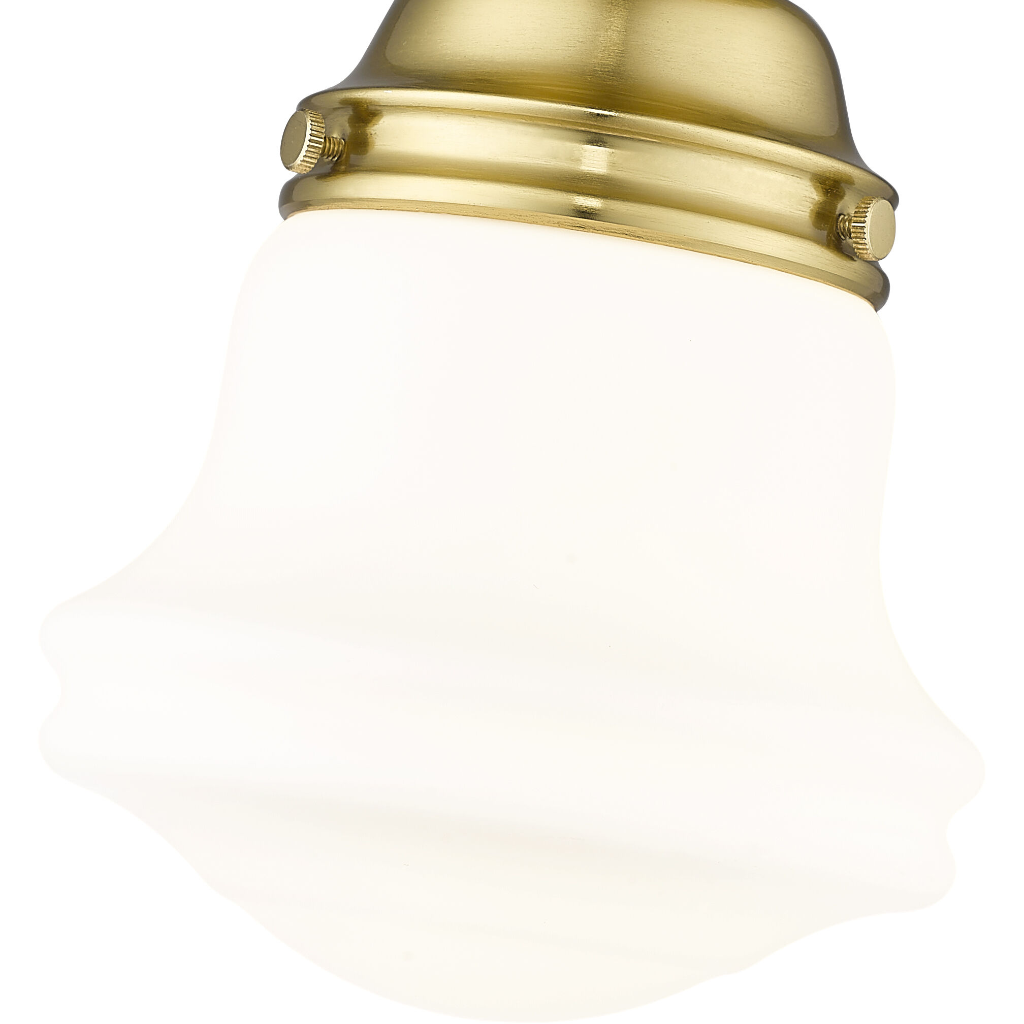 Vaughn 1 Light 6 inch Luxe Gold Flush Mount Ceiling Light